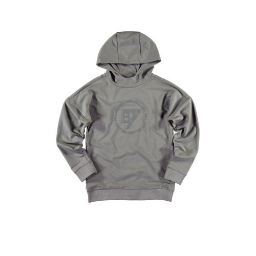 Bellaire hoodie met logo grijs Sweater Logo