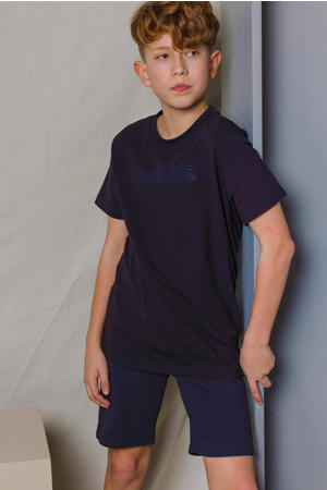 T-shirt met logo zwart