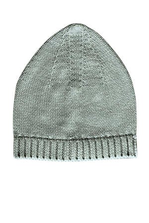 gebreide muts cloudy mint