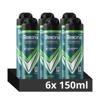 Rexona Men Advanced Protection Quantum Dry anti-transpirant deodorant spray - 6 x 150 ml
