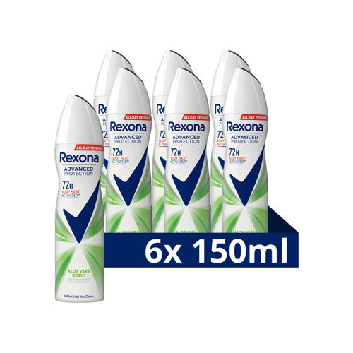 Rexona Women Advanced Protection Aloë Vera anti-transpirant spray - 6 x 150 ml Deodorant