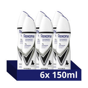 Invisible anti-transpirant spray - 6 x 150 ml