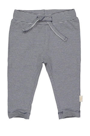 baby gestreepte regular fit broek LNESTORNOS donkerblauw
