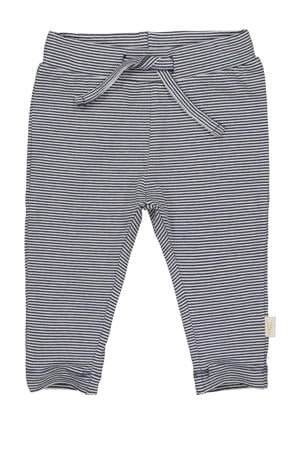 baby gestreepte regular fit broek LNESTORNOS donkerblauw