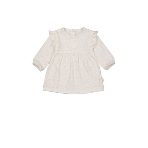 LEVV gebloemde baby jurk LNELLANOS ecru/zand Meisjes Stretchkatoen Ronde hals