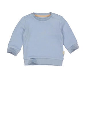 baby gestreepte sweater LNEELTJENOS blue dust