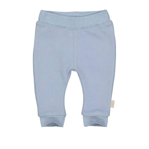 LEVV baby regular fit broek LNOVINOS van katoen zachtblauw Effen - maat 44 afbeelding