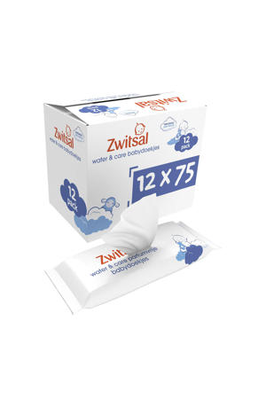 Water & Care billendoekjes - 12 x 75 stuks