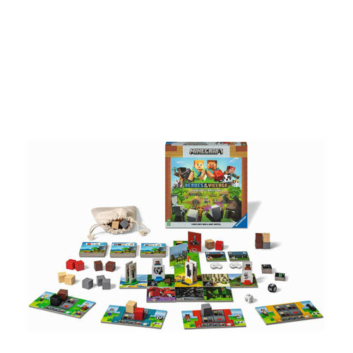 Ravensburger Minecraft Junior Heroes of the village Bordspel