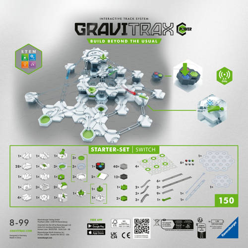 Ravensburger Gravitrax Power Starter Set Switch Knikker- ballenbaan