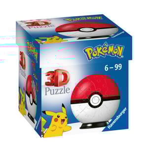 pokémon pokéball 3D puzzel 54 stukjes
