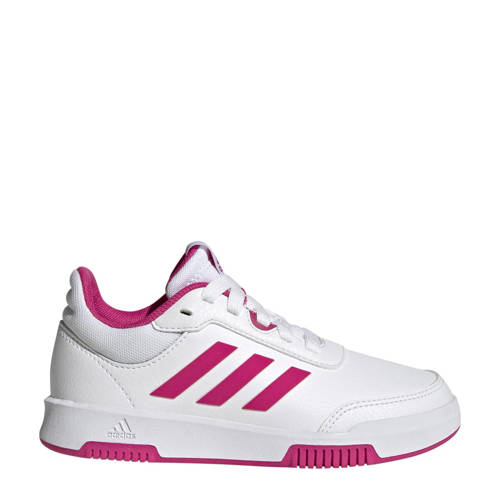 adidas Sportswear Tensaur Sport 2.0 sneakers wit/fuchsia Jongens/Meisjes Imitatieleer