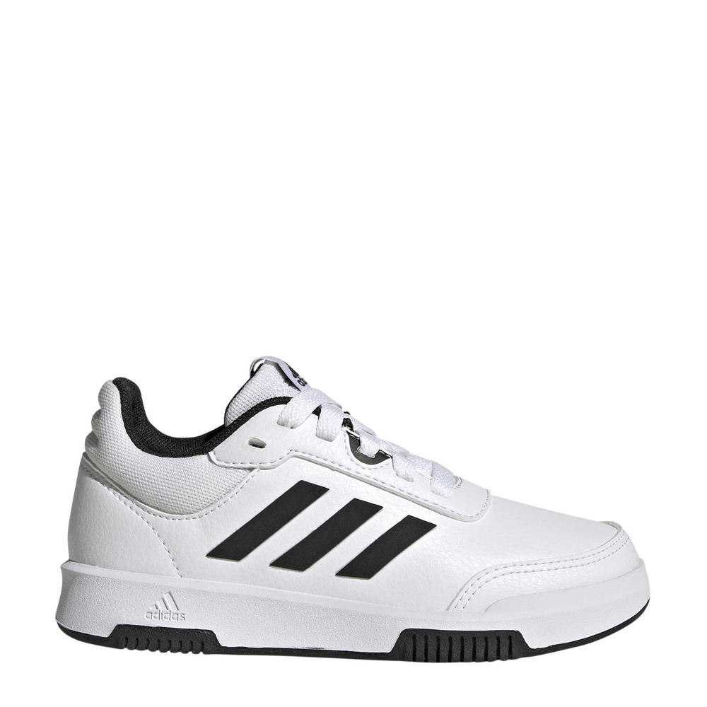 Wit en zwarte jongens en meisjes adidas Sportswear Tensaur 2.0 sneakers van imitatieleer/voering: mesh/voetbed: eva met veters