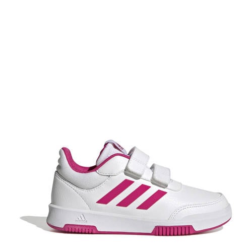 adidas Sportswear Tensaur Sport 2.0 sneakers wit/fuchsia Jongens/Meisjes Imitatieleer