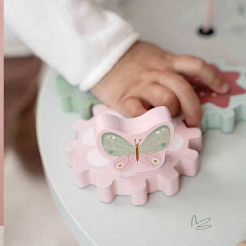 Little Dutch activiteitentafel flower & butterflies Speeltje Roze