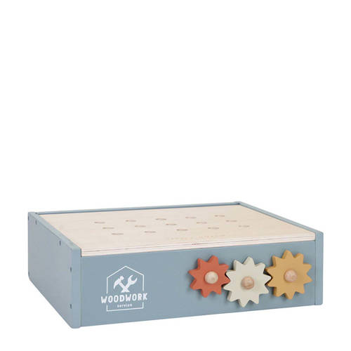 Little Dutch mini werkbank Gereedschap Blauw | Gereedschap van