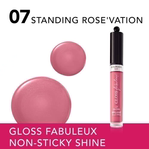 Bourjois Gloss Fabuleux lipgloss 7 Standing Rose'vation