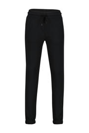 thumbnail: Zwarte jongens Raizzed regular fit joggingbroek Shelby Nora van sweat materiaal met elastische tailleband met koord en effen
