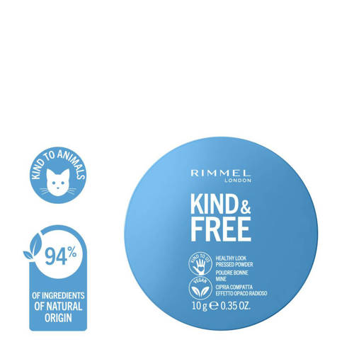 Rimmel London Kind & Free Vegan pressed powder 030 Medium Make-up poeder