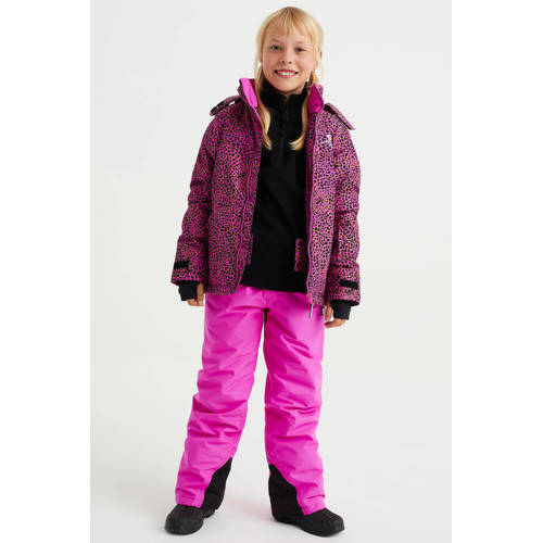 WE Fashion skibroek roze Meisjes Polyester 110 116