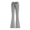 WE Fashion Blue Ridge flared jeans light grey denim