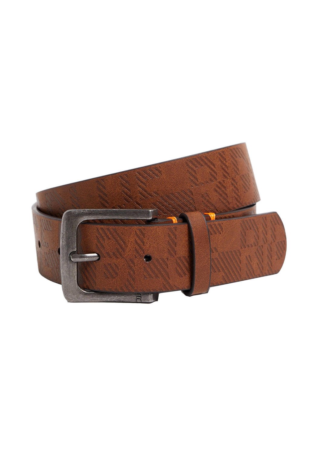 WE Fashion riem met all-over print bruin