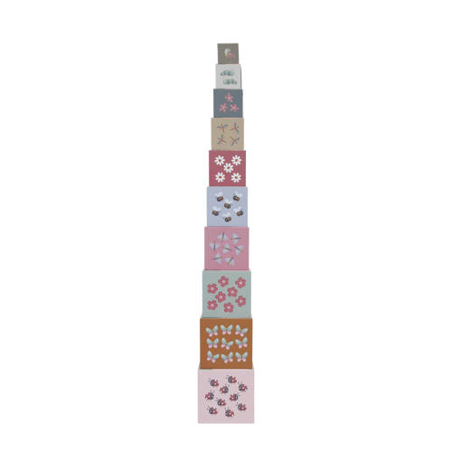 Little Dutch Blokkentoren Flowers & Butterflies Stapelblokken