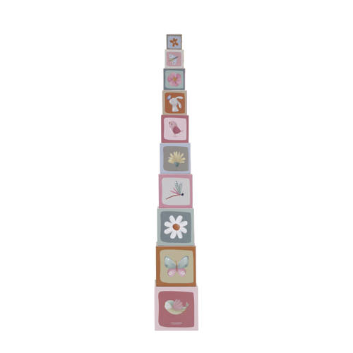 Little Dutch Blokkentoren Flowers & Butterflies Stapelblokken