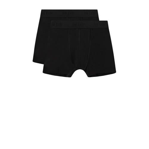 ten Cate boxershort - set van 2 zwart Jongens Katoen Effen - maat 170/176 afbeelding