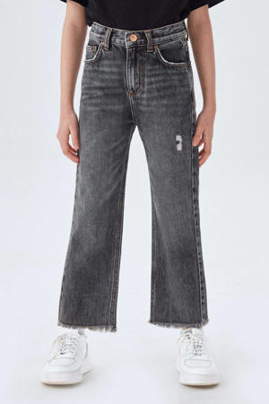 high waist straight fit jeans Oliva G haley wash