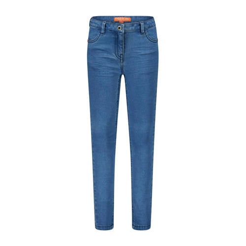 TYGO & vito skinny jeans blauw Meisjes Denim Effen - 104