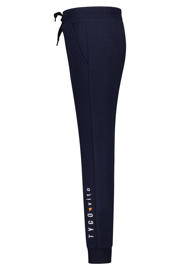 thumbnail: TYGO & vito regular fit joggingbroek donkerblauw