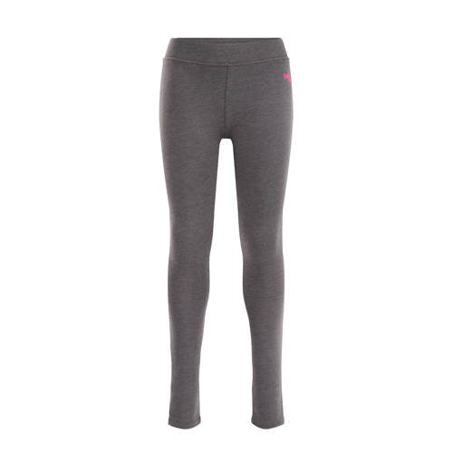 WE Fashion legging grijs Meisjes Stretchkatoen Effen 98 104