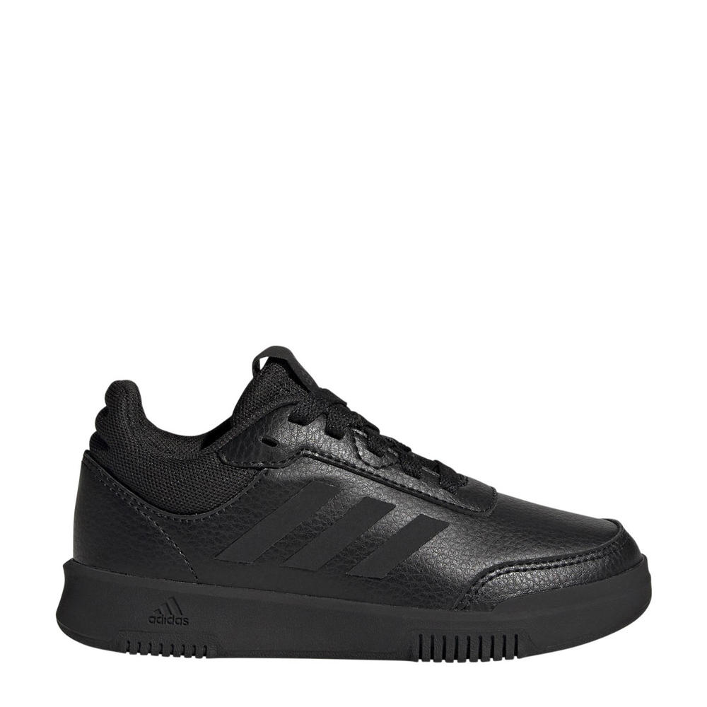 Zwarte jongens en meisjes adidas Sportswear Tensaur 2.0 sneakers van imitatieleer/voering: mesh/voetbed: eva met veters