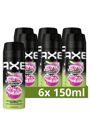 Epic Fresh deodorant bodyspray - 6 x 150 ml