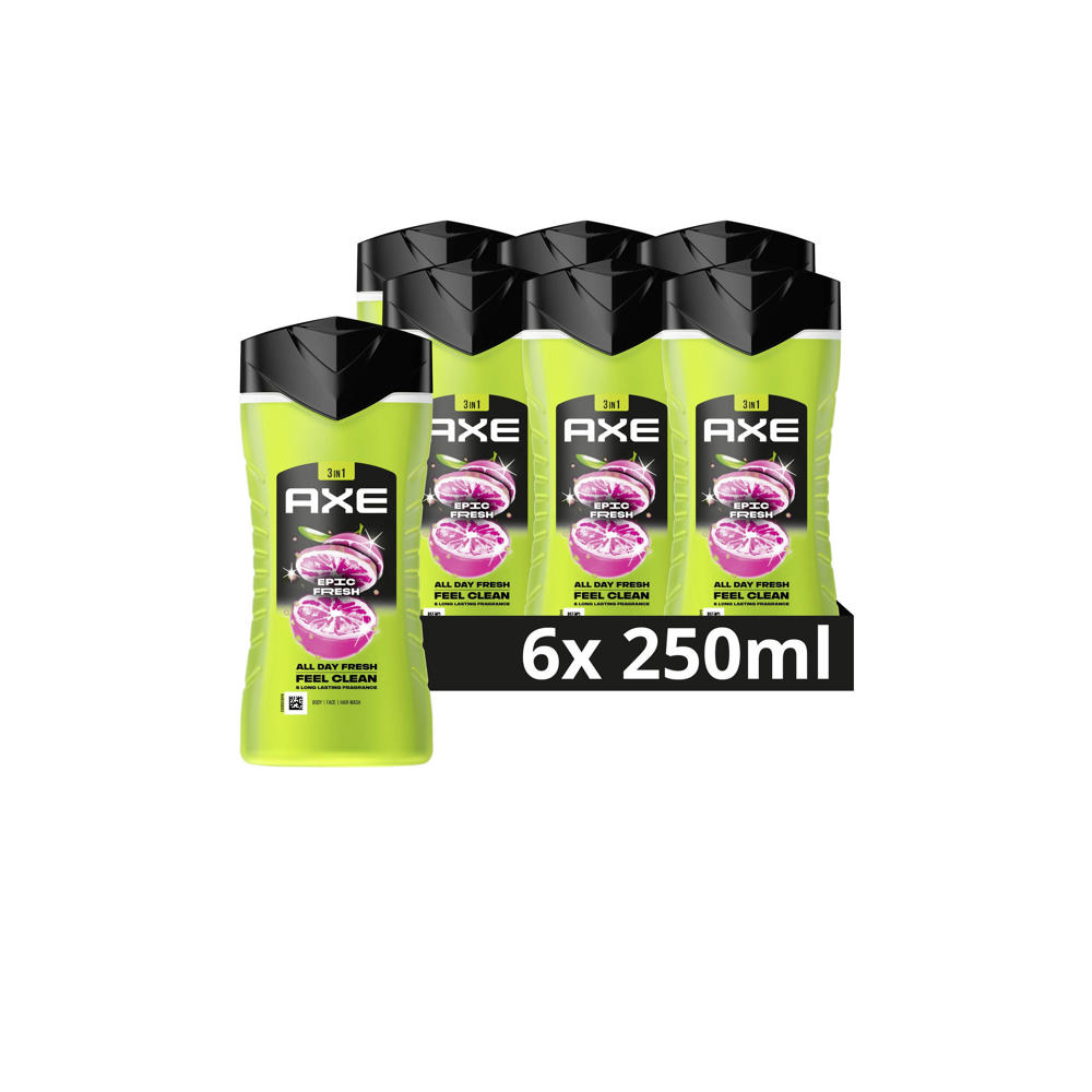 Axe Epic Fresh 3-in-1 douchegel - 6 x 250 ml