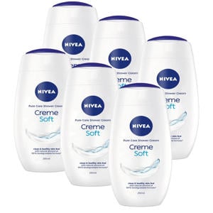 Crème Soft douchecrème - 6 x 250 ml - voordeelverpakking