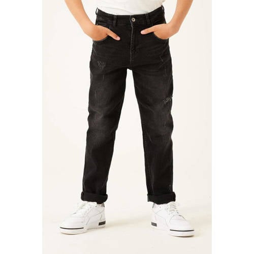 Garcia tapered fit jeans Dalino 395 medium used Blauw Jongens Stretchdenim