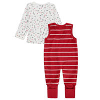 thumbnail: Kanz longsleeve + mouwloos boxpak rood/wit