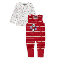 thumbnail: Kanz longsleeve + mouwloos boxpak rood/wit