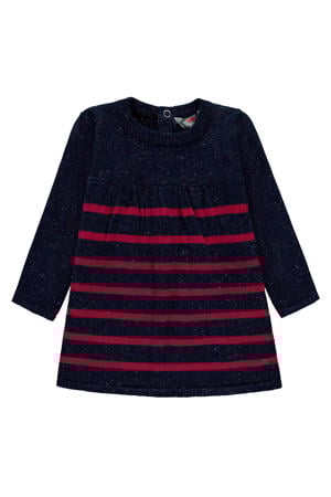 gestreepte baby jurk blauw
