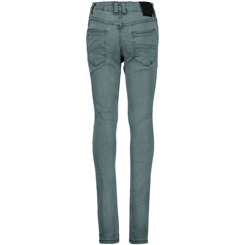 Koko Noko baby slim fit jeans teal green Groen Jongens Stretchdenim Effen 56