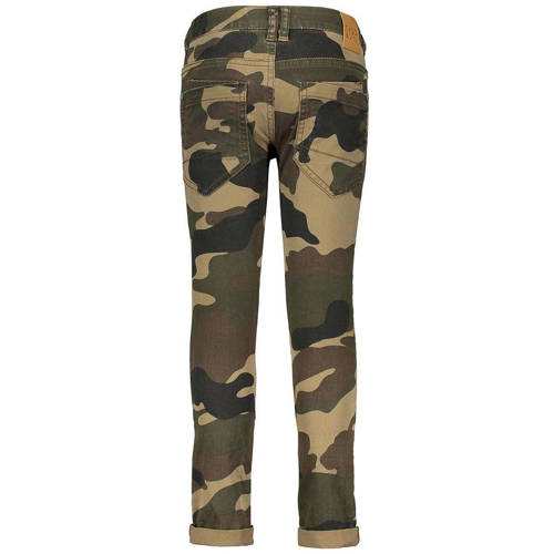 TYGO & vito broek met camouflageprint groen Jongens Katoen Camouflage 92