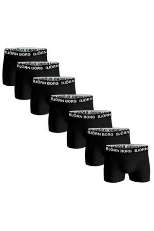   boxershort - set van 7 zwart