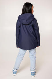 thumbnail: America Today regenjas Janice JR van polyester donkerblauw
