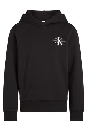 hoodie met logo zwart