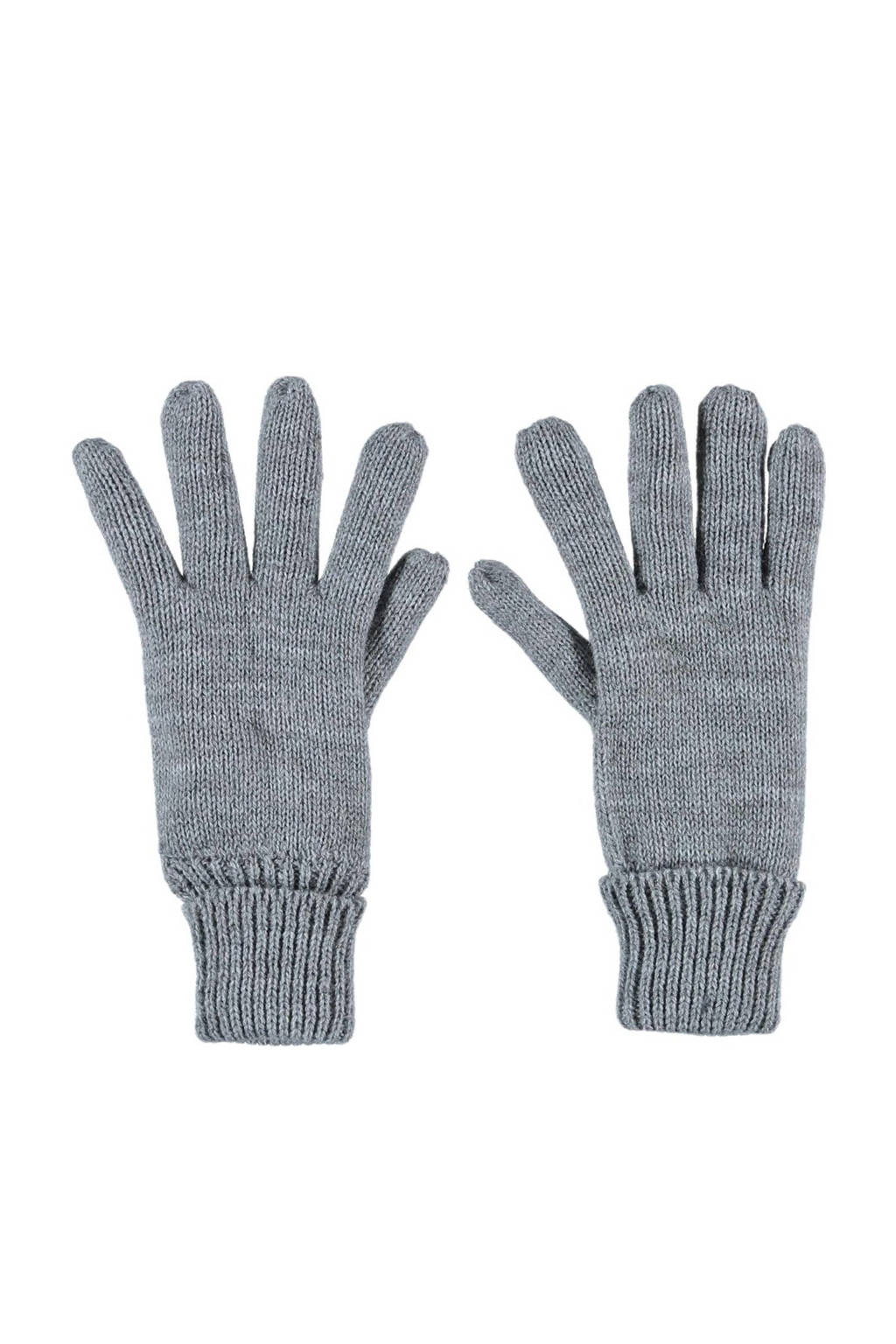 gebreide handschoenen grijs