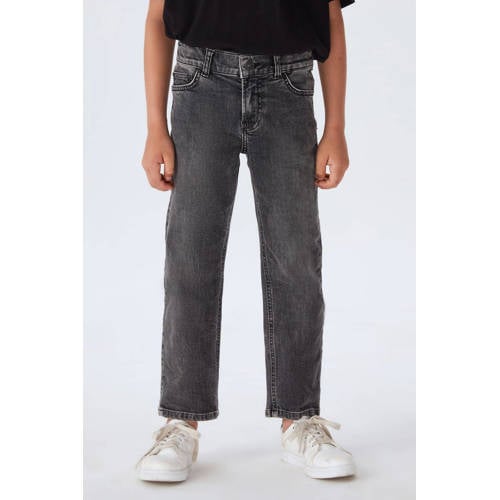 LTB straight fit jeans RENNY B black olive wash Zwart Jongens Denim Effen - maat 170 afbeelding