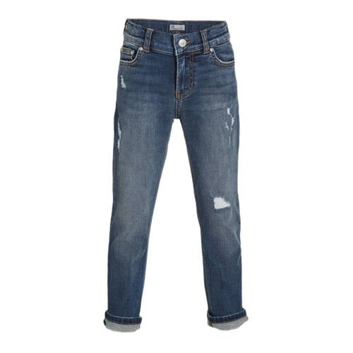 LTB straight fit jeans RENNY B carillo wash Blauw Jongens Stretchdenim 