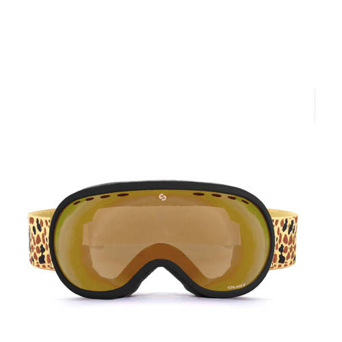 Sinner ski bril Vorlage S zwart goud (goudkleurige lens) Skibril Jongens Meisjes Kunststof